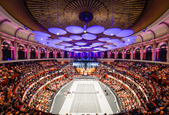 The Statoil Masters Tenis takes place at the Royal Albert Hall, London